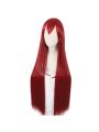 100 cm Long Steins;Gate 0 Kurisu Makise Anime Crimson Straight Cosplay Wigs