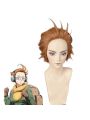 12 Taisen Juuni Taisen Sharyuu Brown Short Cosplay Wig 