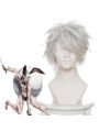 12 Taisen Juuni Taisen Usagi Silver Short Cosplay Wig