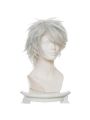 12 Taisen Juuni Taisen Usagi Silver Short Cosplay Wig