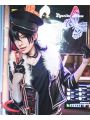 Game Ensemble Stars Rei Sakuma Black Curly Cosplay Wig