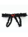 Black Lace Sexy Hollow Bikini Cosplay Costume