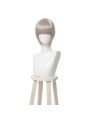 28cm Kakegurui Momobami Kirari Synthetic Silver Cosplay Wigs