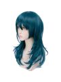 50cm Fire Emblem Three Houses Byleth Blue Long Cosplay Wigs