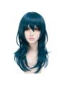 50cm Fire Emblem Three Houses Byleth Blue Long Cosplay Wigs