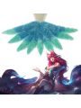 LOL Spirit Blossom Ahri  Gradient Tail Cosplay