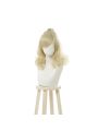 Animal Crossing Isbelle Long Curly Blond Cosplay Wigs