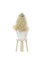 Animal Crossing Isbelle Long Curly Blond Cosplay Wigs