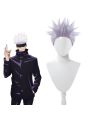 Anime Jujutsu Kaisen Satoru Gojo Short Grey Men Cosplay Wigs