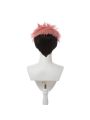 Anime Jujutsu Kaisen Yuji Itadori Pink mixed Black Men Cosplay Wigs