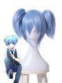  Assassination Classroom Shiota Nagisa Blue Fade White Wig