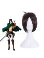 Attack On Titan Hanji Zoe Short Brown Cosplay Wigs