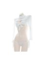 Beige Sexy Lingerie Uniform Cosplay