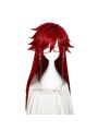 Black Butler Death Scythe Grell Sutcliff  Red Long Cosplay Wig