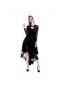 Black Sexy Gothic Victorian Dress Cosplay Costumes-3