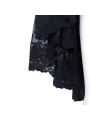 Black Sexy Gothic Victorian Elegant Dress With Waistband Cosplay Costumes-9