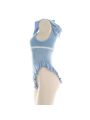 Blue Plush Shark One Piece Sweatshirt Cosplay Costume