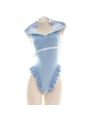 Blue Plush Shark One Piece Sweatshirt Cosplay Costume