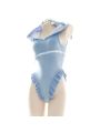 Blue Plush Shark One Piece Sweatshirt Cosplay Costume