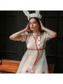 Bunny Girl Cute Lace Lingerie Nurse Uniform Sexy Pajamas Cosplay Costume