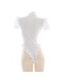 Cat Paw Bow Tie OL Sexy White Shirt  Cosplay Costume