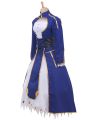 Fate Stay Saber Night Rin Deep Blue Dress Cosplay Costume Customized