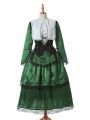 Rozen Maiden Suiseiseki Green Lolita Cosplay Costumes 
