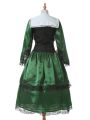 Rozen Maiden Suiseiseki Green Lolita Cosplay Costumes 