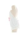 Crossover Backless Plush Rabbit Bodysuit Cosplay Costume