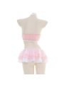Sexy Backless Red Plush Cheongsam Cosplay Costume