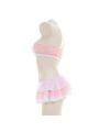 Sexy Backless Red Plush Cheongsam Cosplay Costume