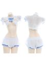 Cute Chiffon Translucent Underwear Cosplay Costume
