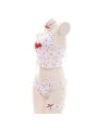 Cute Strawberry Translucent Pajamas Cosplay Costume