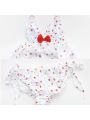 Cute Strawberry Translucent Pajamas Cosplay Costume