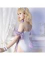 Cute White Mixed Light Purple Bunny Girl Sexy Cosplay Costume