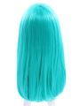 Women 65cm Long Teal Green Anime Synthetic Hair Straight Cosplay Wigs 