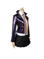 Danganronpa Kyouko Kirigiri Deep Purple Short Dress Cosplay suits