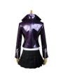 Danganronpa Kyouko Kirigiri Deep Purple Short Dress Cosplay suits