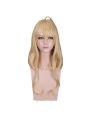 Danganronpa V3 Akamatsu kaede Blonde Long Cosplay Wigs