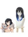 Demon Slayer Hashibira Inosuke Blue Black Mixed Color Cosplay Wigs