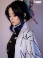 Demon Slayer Kochou Shinobu Short Purple Gradient Color Cosplay Wigs