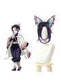 Demon Slayer Kochou Shinobu Short Purple Gradient Color Cosplay Wigs