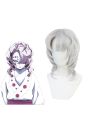 Demon Slayer Rui Silver Curly Long Cosplay Wigs