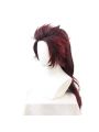 Demon Slayer  Tanjirou Kamado Female Red Black  Long Cosplay Wigs