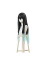 Demon Slayer Tokitou Muichirou Long Straight Green Mixed Black  Cosplay Wigs