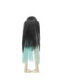 Demon Slayer Tokitou Muichirou Long Straight Green Mixed Black  Cosplay Wigs