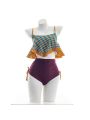 Demon Slayer Tomioka Giyuu Swimsuit Two Piece Bathing Suit Cosplay Costume