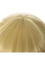 Demon Slayer Zenitsu Agatsuma Female Blonde Long Ponytail Cosplay Wigs