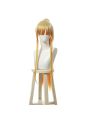 Demon Slayer Zenitsu Agatsuma Female Blonde Long Ponytail Cosplay Wigs
