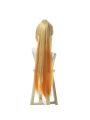 Demon Slayer Zenitsu Agatsuma Female Blonde Long Ponytail Cosplay Wigs